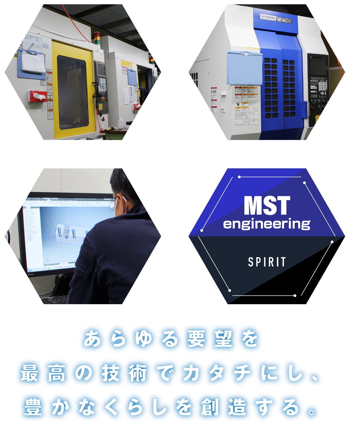 あらゆる要望を最高の技術でカタチにし、豊かなくらしを創造する。